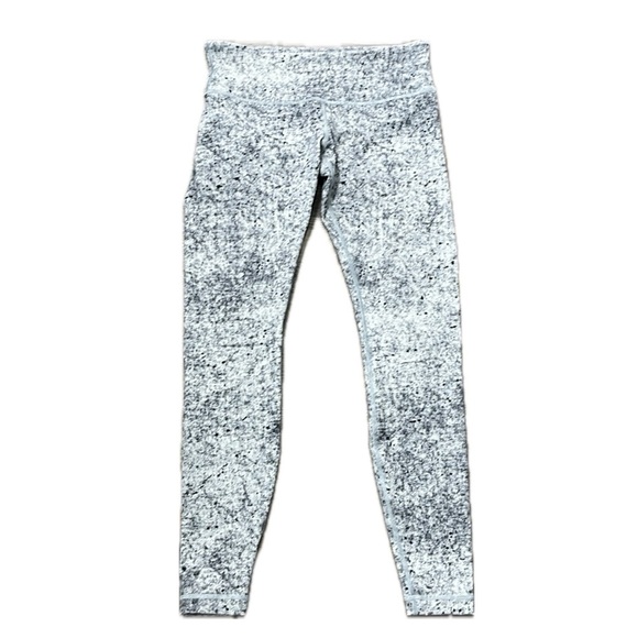 Lululemon Wunder Under Low Rise Antiqued Alpine Wh Full On Luxe Tight 28” Sz 8 - Picture 1 of 12
